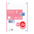 Oxford School A4 Recambio - 100+20 Hojas - Promocion 5x5 - Color Rosa Chicle