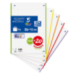 Oxford School Pack de 5 A4 Recambio - 1 Linea Promocion - 100+20 Hojas - Colores Surtidos