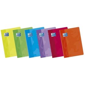Oxford School Classic A4 Libreta Grapada Milimetrado 3x3x16 - Tapa Blanda - 48 Hojas - Colores Surtidos