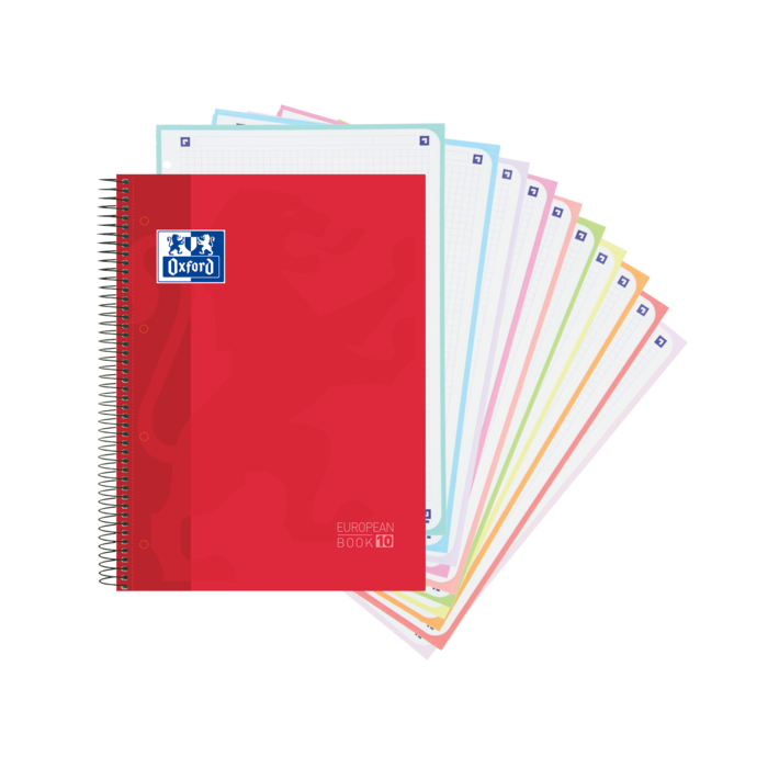 Oxford School Classic A4+ Europeanbook - Tapa Extradura - 150 Hojas - Color Rojo