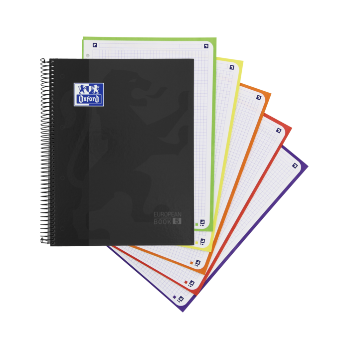 Oxford School Classic A4+ Europeanbook - Tapa Extradura - 50% Hojas Gratis - 5x5 - 120 Hojas