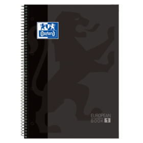 Oxford School Classic A4+ Europeanbook - Tapa Extradura - 80 Hojas - Color Negro