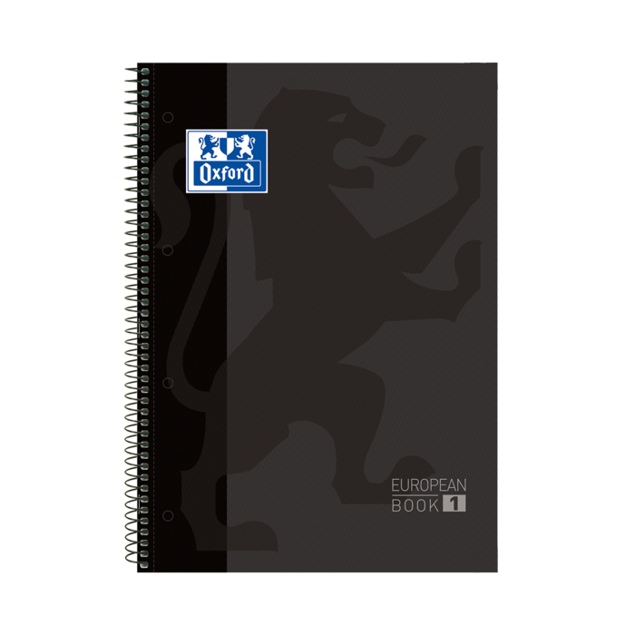 Oxford School Classic A4+ Europeanbook - Tapa Extradura - 80 Hojas - Color Negro