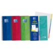 Oxford School Classic A4+ Europeanbook - Tapa Extradura Resistente - 100 Hojas Cuadriculadas 5x5 - 5 Pestañas Troqueladas - Colores Surtidos