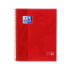 Oxford School Classic A5+ Europeanbook - Tapa Extradura - Cuadricula 5x5 - 80 Hojas - Color Rojo