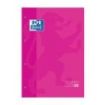Oxford School Classic Cuaderno de Recambio - Tamaño A4 - Tapa Blanda - Encolado - Cuadricula 5x5 - 80 Hojas - Color Fucsia
