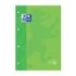 Oxford School Classic Cuaderno de Recambio - Tamaño A4 - Tapa Blanda - Encolado - Cuadricula 5x5 - 80 Hojas - Color Verde Manzana