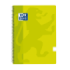 Oxford School Classic Cuaderno Espiral Tapa de Plastico Folio - Pauta 2.5 con Margen - 80 Hojas - Color Lima