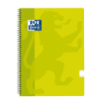 Oxford School Classic Cuaderno Espiral Tapa de Plastico Folio - Pauta 3.5 con Margen - 80 Hojas - Color Lima