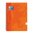 Oxford School Classic Cuaderno Espiral Tapa de Plastico Folio 4x4 - 80 Hojas - con Margen - Ideal para Estudiantes - Color Naranja