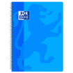Oxford School Classic Cuaderno Espiral Tapa de Plastico Folio 4x4 - 80 Hojas - Color Turquesa