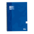 Oxford School Classic Cuaderno Espiral Tapa Extradura Write-Erase - Folio 1 Linea con Margen - 80 Hojas - Color Azul Marino