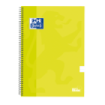Oxford School Classic Cuaderno Espiral Tapa Extradura Write-Erase - Folio 1 Linea con Margen - 80 Hojas - Color Lima