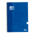 Oxford School Classic Cuaderno Espiral Tapa Extradura Write-Erase - Pauta 2.5mm con Margen - 80 Hojas - Color Azul Marino