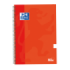 Oxford School Classic Cuaderno Espiral Tapa Extradura Write-Erase - Pauta 3.5mm con Margen - 80 Hojas - Color Naranja