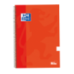 Oxford School Classic Cuaderno Espiral Tapa Extradura Write-Erase - Pauta 3.5mm con Margen - 80 Hojas - Color Naranja