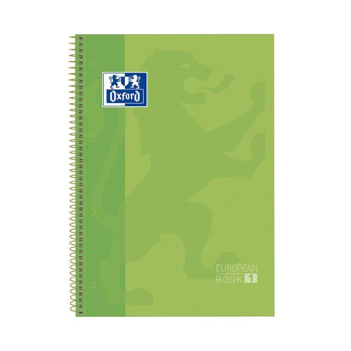 Oxford School Classic Europeanbook 1 A4+ Tapa Extradura - 80 Hojas - Color Verde Manzana