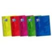 Oxford School Classic Fº Cuaderno Espiral - Tapa de Plastico Resistente - 1 Linea con Margen para Escribir Ordenadamente - 80 Hojas - Colores Surtidos
