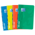 Oxford School Classic Openflex 9x14 Libreta Grapada - Tapa de Plastico Resistente - 48 Hojas de Papel Cuadriculado 5x5 - Colores Surtidos - Ideal para Estudiantes