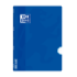 Oxford School Classic Openflex A4 - Tapa de Plastico Resistente - Libreta Grapada 4x4 con Margen - 48 Hojas de Papel de Alta Calidad - Color Azul