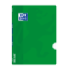 Oxford School Classic Openflex A4 - Tapa de Plastico Resistente - Libreta Grapada 4x4 con Margen - 48 Hojas de Papel de Alta Calidad - Color Verde