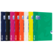 Oxford School Classic Openflex A4 - Tapa de Plastico Resistente - Libreta Grapada 5x5 con Margen - 48 Hojas de Papel de Alta Calidad - Colores Surtidos