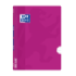 Oxford School Classic Openflex A4 - Tapa de Plastico Resistente - Libreta Grapada con Pauta 3.5 y Margen - 48 Hojas - Color Lila