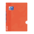 Oxford School Classic Openflex A4 - Tapa de Plastico Resistente - Libreta Grapada con Pauta 3.5 y Margen - 48 Hojas - Color Naranja