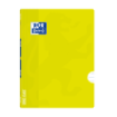 Oxford School Classic Openflex A4 - Tapa de Plastico Resistente - Libreta Grapada con Pauta 3.5 y Margen - 48 Hojas de Papel de Alta Calidad en Color Lima