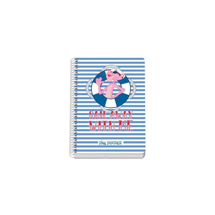 Dohe Cuaderno A5 - Cubierta en Cartulina Contracolada - Impresion a Todo Color - Guardas Impresas - Encuadernado en Espiral Metalico Blanco - 80 Hojas de Papel Offset de 90gr
