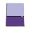 Dohe Cuaderno en Espiral de Tapa Dura A4 - 228x300mm - Cubierta en Carton Forrado con Papel Impreso a Todo Color y Plastificado Mate - Interior de 100 Hojas en Papel Offset de 90gr