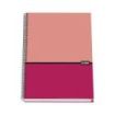 Dohe Cuaderno Espiral Tapa Dura A4 - 228x300mm - Cubierta Carton Forrado - Interior 100 Hojas Offset 90g - Cuadricula 5mm