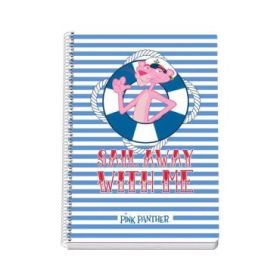 Dohe Cuaderno Tamaño Folio - Cubierta en Cartulina Contracolada - Impresion a Todo Color - Guardas Impresas - Encuadernado en Espiral Metalico Blanco - 80 Hojas de Papel Offset de 90gr