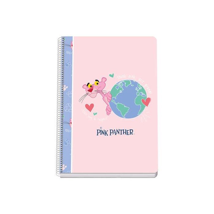 Dohe Cuaderno Tamaño Folio - Cubierta en Cartulina Contracolada - Impresion a Todo Color - Plastificado Brillo - Guardas Impresas - Encuadernado en Espiral Metalico Blanco