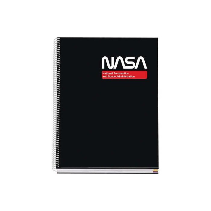 Dohe Cuaderno en Espiral de Tapa Dura A4 - 228x300mm - Cubierta en Carton Forrado con Papel Impreso a Todo Color y Plastificado Brillo - Interior de 100 Hojas en Papel Offset de 90gr