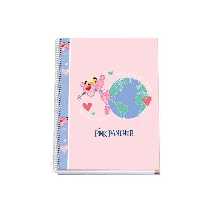 Dohe Cuaderno en Espiral de Tapa Dura A4 - 228x300mm - Cubierta en Carton Forrado con Papel Impreso a Todo Color y Plastificado Brillo - Interior de 100 Hojas en Papel Offset de 90gr Microperforadas