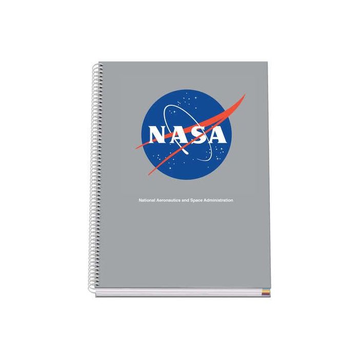 Dohe Cuaderno Espiral Tapa Dura A4 - 228x300mm - Cubierta Carton Forrado Impreso a Color - Espiral Metalico Blanco - 100 Hojas Offset 90g Microperforadas - Cuadricula 5mm
