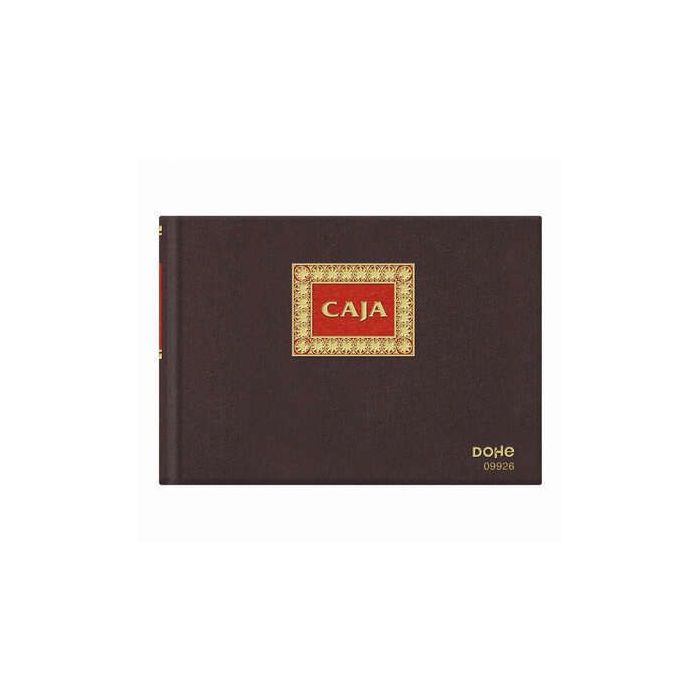 Dohe Cuaderno de Tela Premium - 100 Hojas Numeradas - Encuadernacion en Tela de Primera Calidad - Doble Estampacion en Rojo y Oro - Papel Offset de 100gr - Impreso a Dos Colores