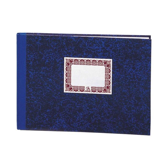 Dohe Cuaderno de Encuadernacion en Cartone - 100 Hojas - Tapa en Tres Piezas con Lomera de Tela - Interior de Papel Offset de 70 grs - Cosidos a Hilo Vegetal