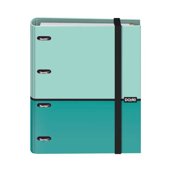 Dohe Cuaderno de Notas - 35mm - Carton Forrado con Papel Impreso a Todo Color y Plastificado Brillo - 4 Anillas Mixtas Niqueladas - Interior de 100 Hojas en Papel Offset de 90gr