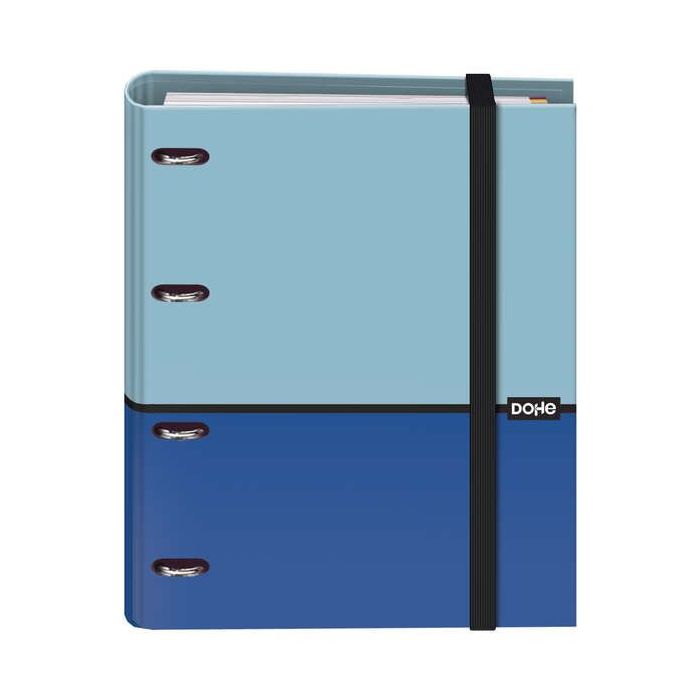 Dohe Cuaderno de Notas - 35mm - Cubierta en Carton Forrado con Papel Impreso a Todo Color y Plastificado Brillo - Mecanismo de 4 Anillas Mixtas Niqueladas - Interior de 100 Hojas en Papel Offset de 90gr
