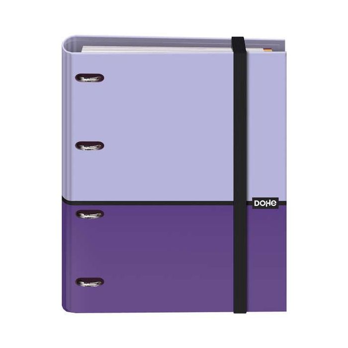 Dohe Cuaderno de Notas - 35mm - Cubierta en Carton Forrado con Papel Impreso a Todo Color y Plastificado Brillo - Mecanismo de 4 Anillas Mixtas Niqueladas - Interior de 100 Hojas en Papel Offset de 90gr