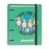 Dohe Cuaderno de Notas Forrado en Carton - 35mm - 100 Hojas de Papel Offset 90g - 4 Anillas Niqueladas - 4 Separadores de Polipropileno - Sobre Transparente con Cierre Velcro