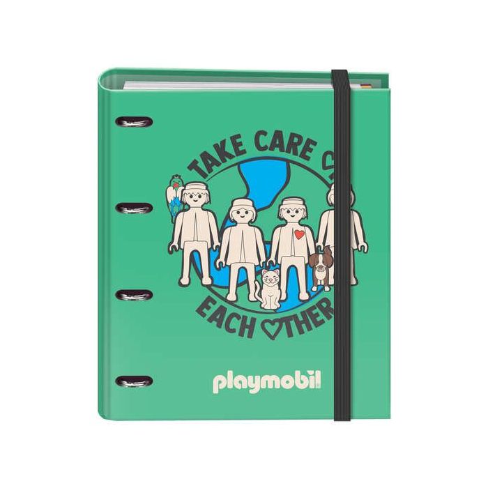 Dohe Cuaderno de Notas Forrado en Carton - 35mm - 100 Hojas de Papel Offset 90g - 4 Anillas Niqueladas - 4 Separadores de Polipropileno - Sobre Transparente con Cierre Velcro