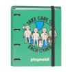 Dohe Cuaderno de Notas Forrado en Carton - 35mm - 100 Hojas de Papel Offset 90g - 4 Anillas Niqueladas - 4 Separadores de Polipropileno - Sobre Transparente con Cierre Velcro