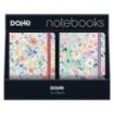 Dohe Expositor con 12 Notebooks A5 12x17cm - Incluye 3x Sunflower, 3x Kitty, 3x Summer y 3x Garden - Ideal para Tomar Notas, Dibujar o Planificar