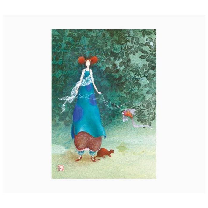 Pictura Gaëlle Boissonnard Cuaderno A6 Grapado - 10.5x15cm - 48 Paginas con Lineas - Papel con Certificacion FSC
