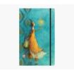 Pictura Gaëlle Boissonnard Cuaderno de Tapa Dura - 13x21cm - Cierre con Cinta Elastica - Cinta de Raso para Marcar La Pagina - 192 Paginas con Lineas