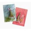 Pictura Gaëlle Boissonnard Conjunto de 2 Cuadernos A6 - Acabado en Barniz de Relieve UV Grueso - 10.5x15cm - Cuaderno Blanco y a Rayas - Papel Certificado FSC