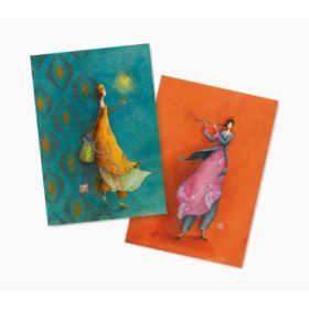 Pictura Gaëlle Boissonnard Conjunto de 2 Cuadernos A6 - Acabado en Barniz de Relieve UV Grueso - 10.5x15cm - Dos Cuadernos de 48 Paginas - Papel Certificado FSC